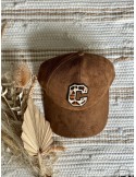 Casquette camel C léopard