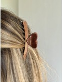 Barrette coeur bleue