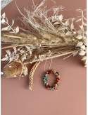 Chouchou perles multicolores